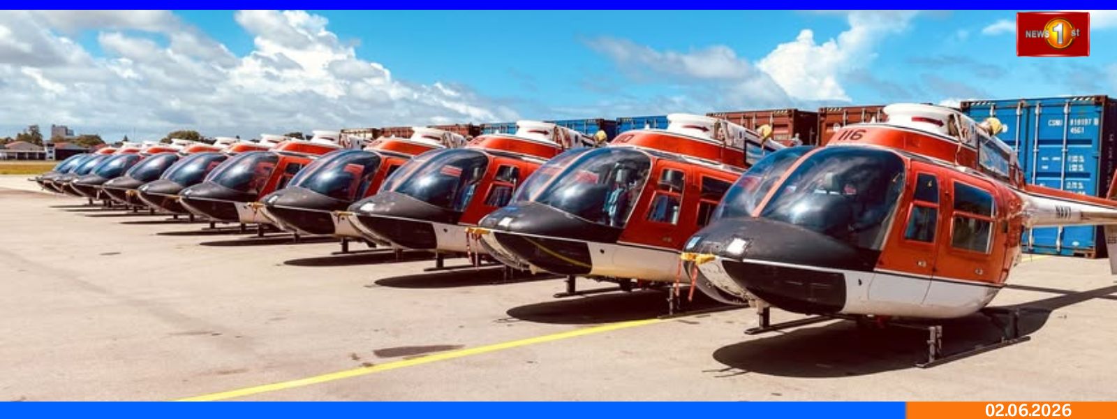 இலங்கைக்கு Bell TH-57 Sea Ranger ரக ஹெலிகொப்டர்கள்
